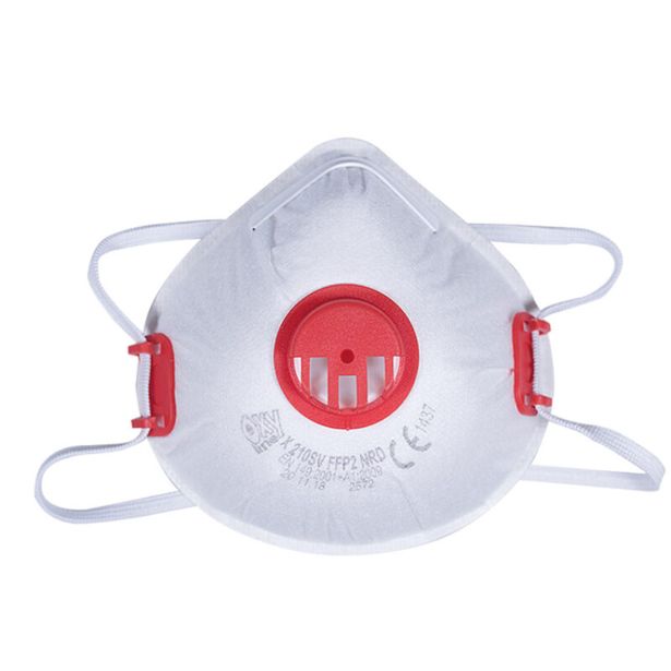 ZAŠČITNA RESPIRATOR MASKA OXYLINE XC 210 V FFP2 Z VENTILOM IN AKTIVNIM OGLEJM 3/1