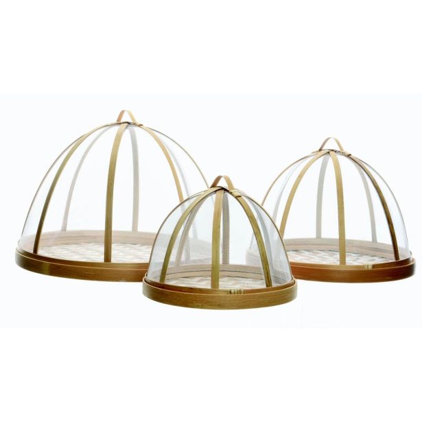 NAMIZNI DODATEK DECORIS ZAŠČITNI POKROV HRANE L IZ BAMBUSA