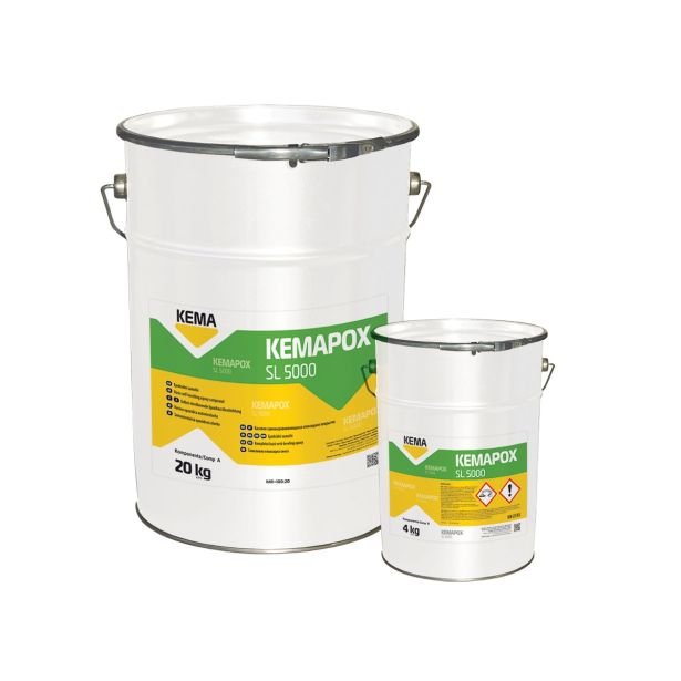 ZAŠČITNI PREMAZ KEMA KEMAPOX SL 5000 RAL.:7042 24KG (20+4/A+B)