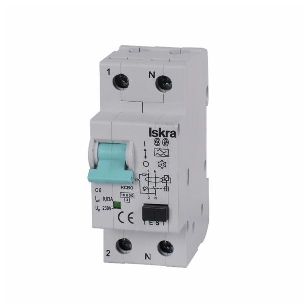 ZAŠČITNO STIKALO ISKRA-MIS RFI2 B10/0.03A KZS