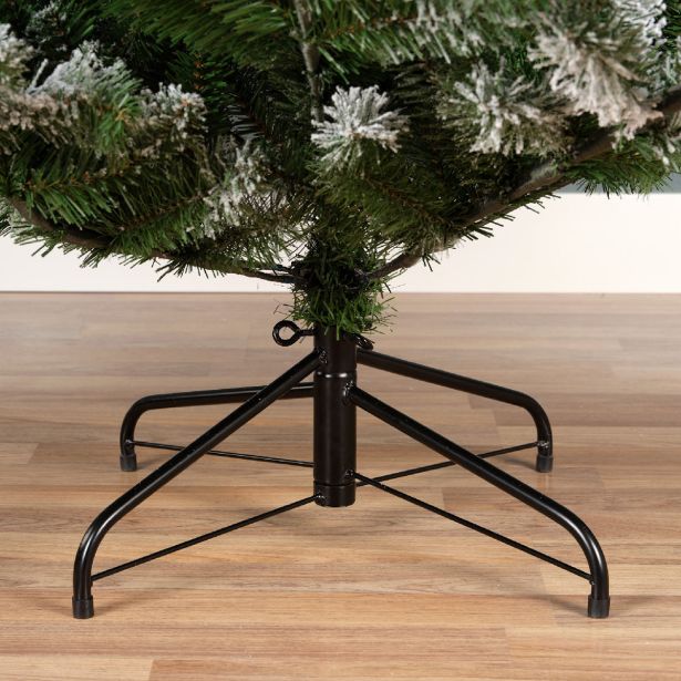 ZASNEŽENA NOVOLETNA JELKA IZ UMETNE MASE, VIŠINE 210 CM