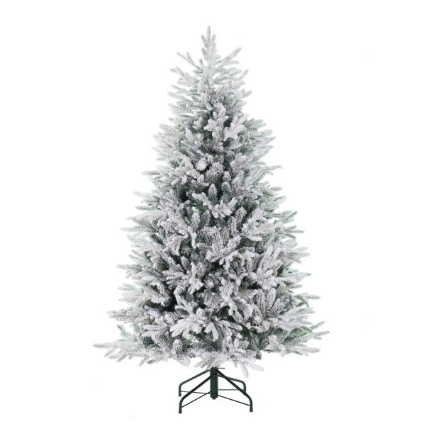 ZASNEŽENA NOVOLETNA JELKA IZ UMETNE MASE, VIŠINE 225 CM