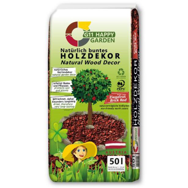ZASTIRKA HAPPY GARDEN LESNI SEKANCI OKRASNI 50L OPEČNO-RDEČI