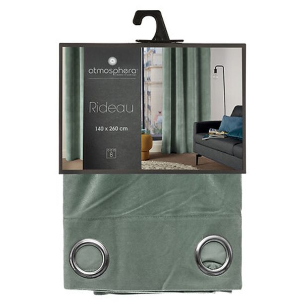 ZAVESA ATMOSPHERE DIMOUT LILOU 140X260CM PES ZELENA