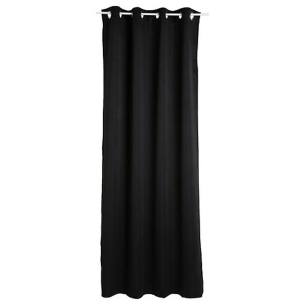 ZAVESA ATMOSPHERE ZATEMNITVENA 140X260CM PES ČRNA