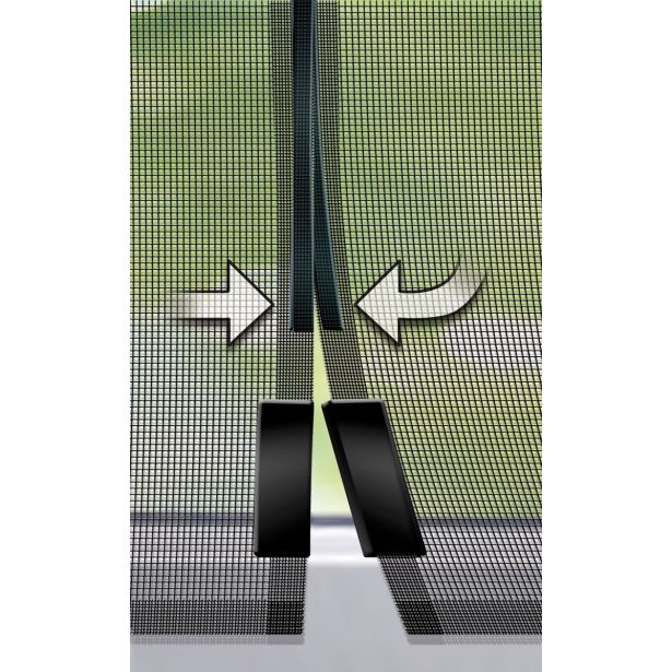 PRIBOR SCHELLENBERG ZAVESA PROTI INSEKTOM ZA VRATA 100X220CM ANTRACIT