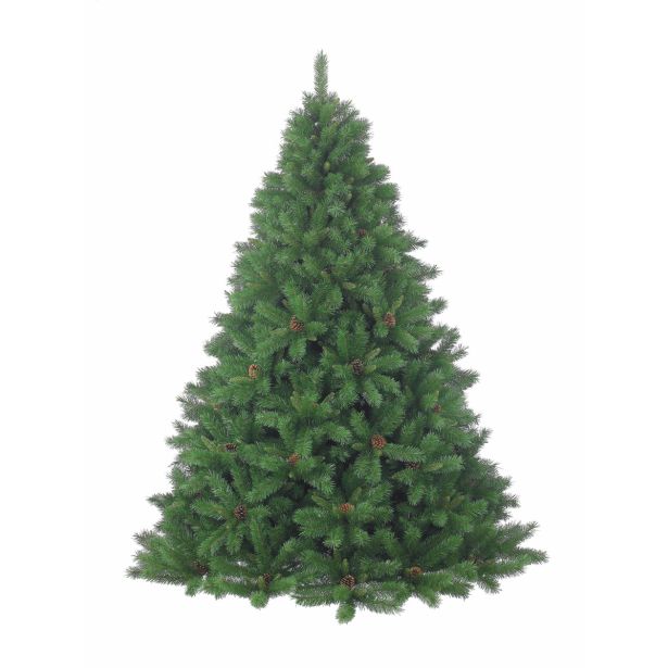 NOVOLETNA JELKA S STORŽI IZ UMETNE MASE 225 CM