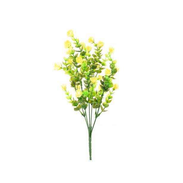 UMETNO CVETJE ZELENJE V ŠOPKU X5/ 35CM