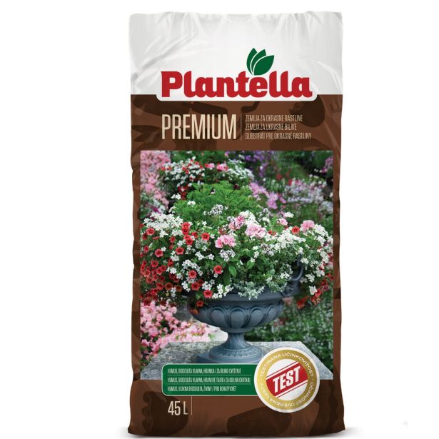 SUBSTRAT ZA OKR. RASTLINE PLANTELLA ZEMLJA PREMIUM ZA OKRASNE 45L