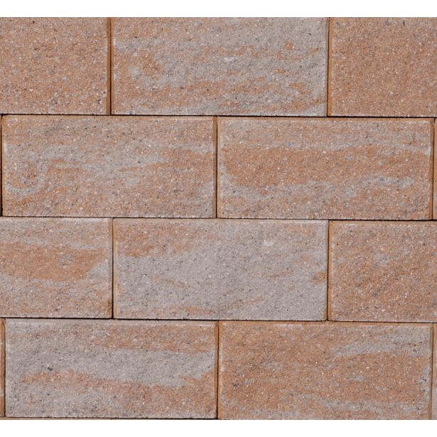 BETONSKI IZDELEK ZOBEC ZIDAK 1 STRANO LOMLJEN PEŠČENO BEL200X400X190 MM