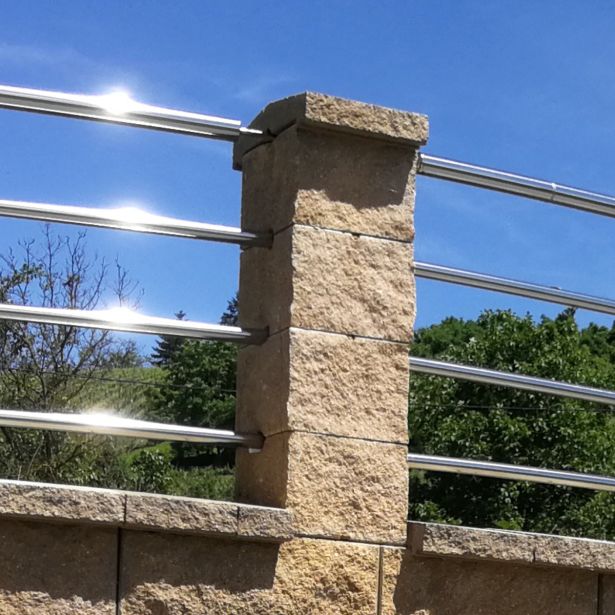 BETONSKI IZDELEK KOGRAD ZIDAK STEBER 3C RUMEN 25X25X19