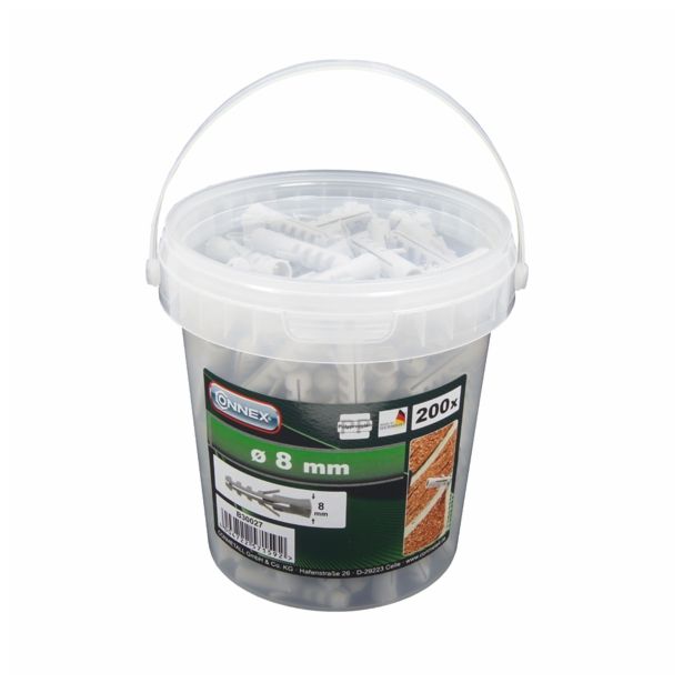 ZIDNI VLOŽEK CONMETALL ZV 8X40 V PVC ZABOJU 200 KOS