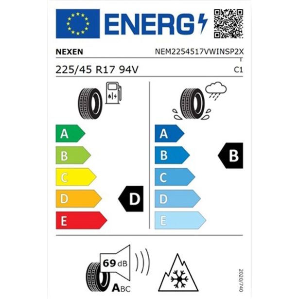 ZIMSKA GUMA NEXEN 225/45R17 94V XL WINGUARD SPORT 2