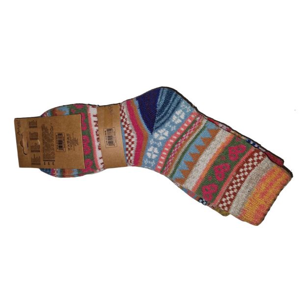 ZIMSKA OBLAČILA HENRIKSON NOVOLETNE NOGAVICE 3/1 SORT.