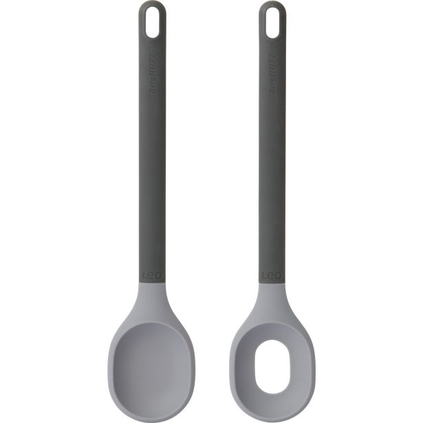 ŽLICA BERGHOFF LEO ZA SOLATO 2/1 SIVA IZ SILIKONA
