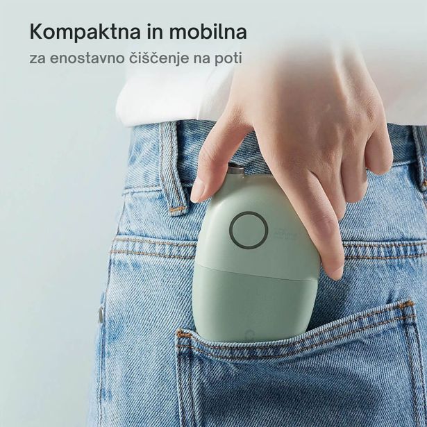 ZOBNA PRHA OCLEAN A10 BELA, VODA + ZRAK