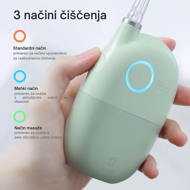 ZOBNA PRHA OCLEAN A10 ZELENA, VODA + ZRAK