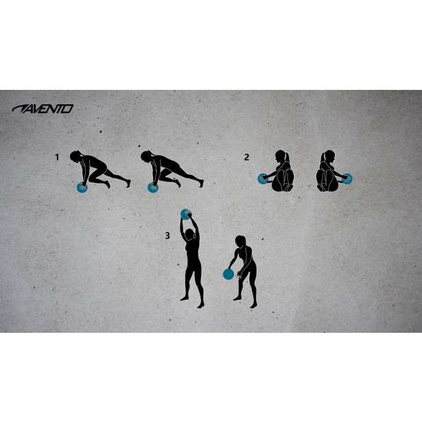 ŽOGA ZA VADBO, MEDICINKA AVENTO 10 KG 42DL