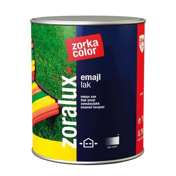 POKRIV.PREM.ZA KOV.,LES ZORKA DEKOR ZORALUX EMAJL LAK OKER 0.75 L 4325