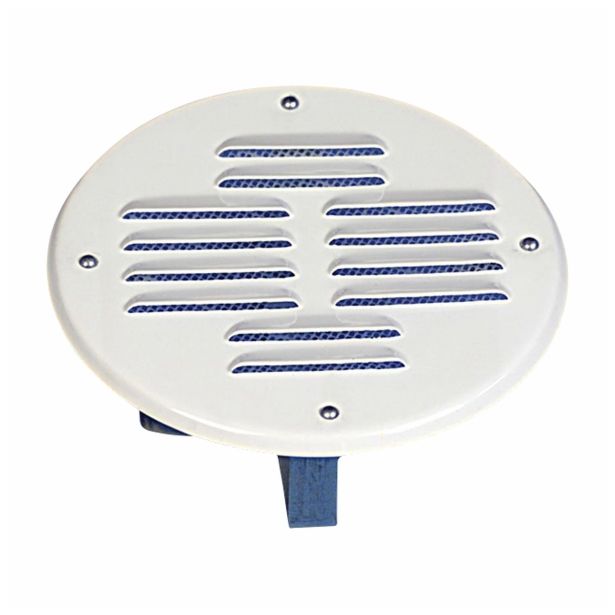 ZRAČNIK BREZ REGULACIJE VAFRA FASADNI FI 150 BELI OKROGLI