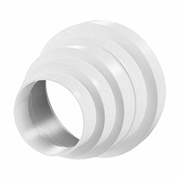 ZRAČNIK BREZ REGULACIJE VAFRA PVC ZRAČNI REDUCIR '150-125-120-100-80