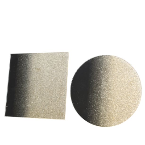 PODSTAVEK DECORIS ZRCALO Z ZLATIM DEKORJEM OKROGEL/KVADRATEN, SORT