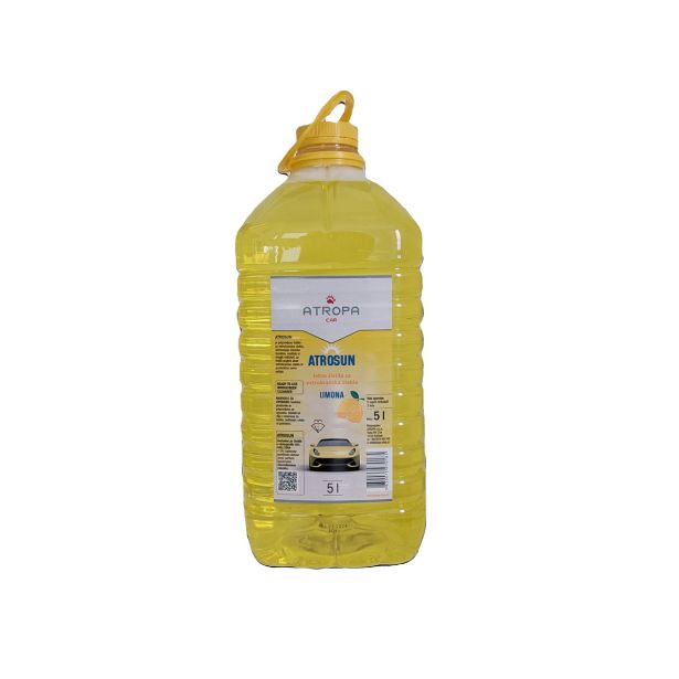 ZUNANJA AVTOKOZMETIKA ATROPA ČISTILO ZA VET. STEKLO 5L ATROSUN LIMONA