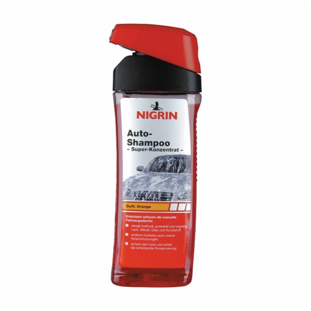 ZUNANJA AVTOKOZMETIKA NIGRIN AVTOŠAMPON SUPER KONC. VONJ POMARANČE 500ML