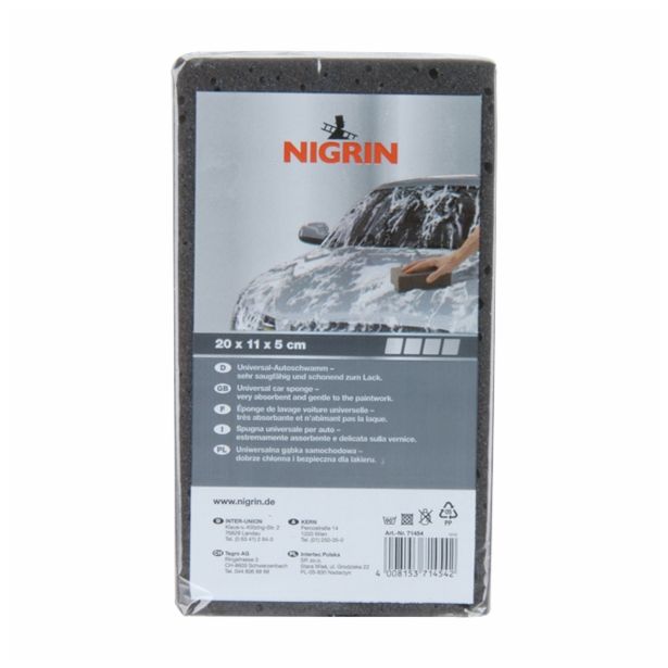 ZUNANJA AVTOKOZMETIKA NIGRIN UNIVERZALNA GOBA ZA AVTOMOBILE 20X12X6CM