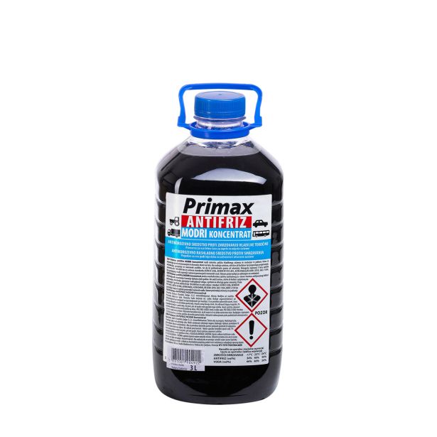MAZIVA IN TEKOČINE PRIMAX ANTIFRIZ MODRI 3L