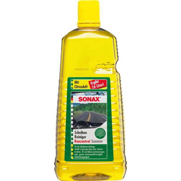 ZUNANJA AVTOKOZMETIKA SONAX ČISTILO ZA VET. STEKLO 2L LIMONA