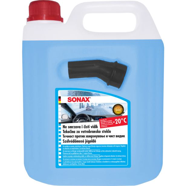 ZUNANJA AVTOKOZMETIKA SONAX ČISTILO ZA VET. STEKLO 3L ZIMSKO DO -20°C