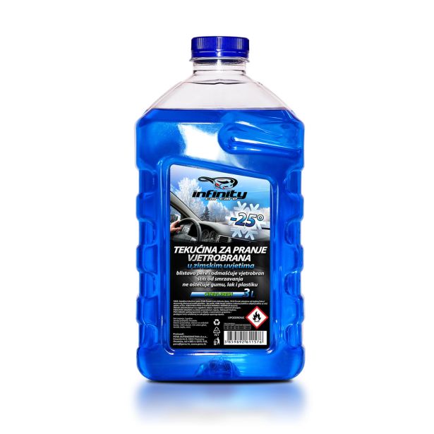 ZUNANJA AVTOKOZMETIKA INFINITY ČISTILO ZA VET. STEKLO 3L -30°C