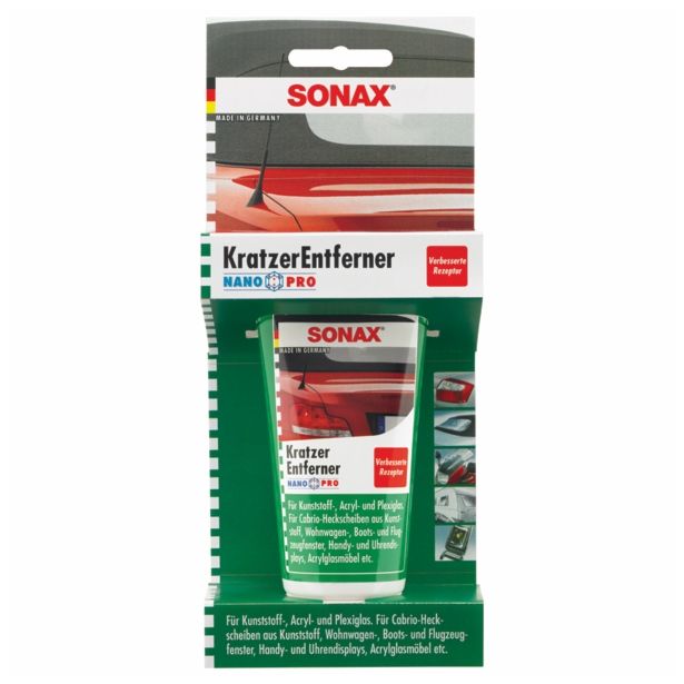 SONAX ODSTRANJEVALEC PRASK IZ PLEKSI STEKEL 75ML