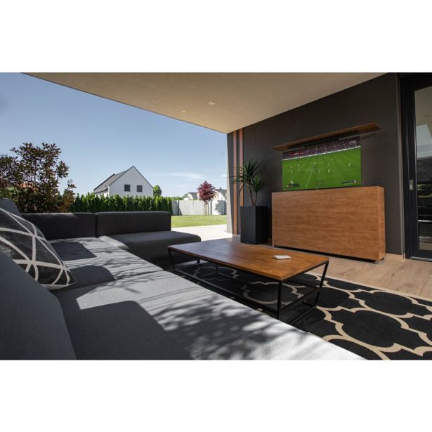 ZUNANJA OMARA ZA TV MS VISCOM  KOMPAKTNA PLOŠČA - LESNI DEKOR