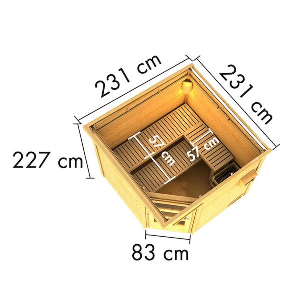 FINSKA SAVNA HYTTI 3+9KW GRELEC BIO
