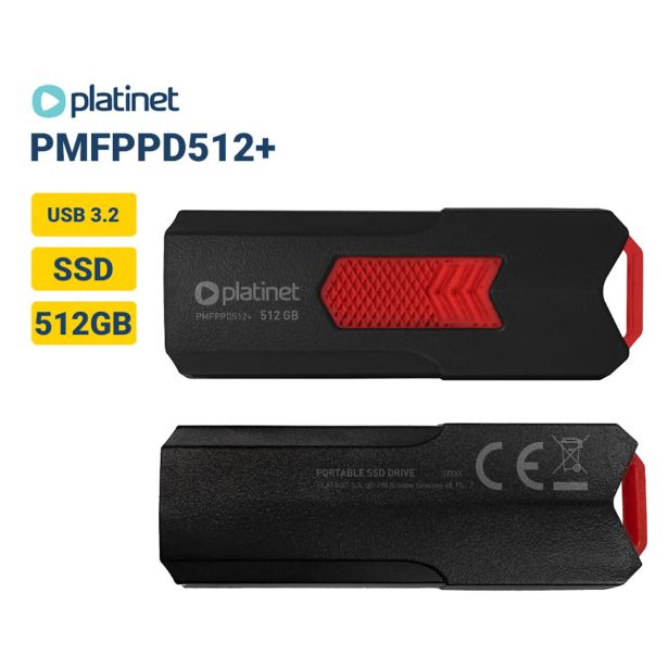 ZUNANJI TRDI DISK PLATINET PMFPPD512+ SSD 512GB