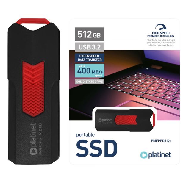 ZUNANJI TRDI DISK PLATINET PMFPPD512+ SSD 512GB