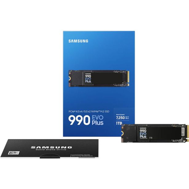 ZUNANJI TRDI DISK SAMSUNG 990 EVO PLUS 1TB M.2 PCIE 5.0 NVME 2280 MZ-V9S1T