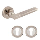 ALU KLJUKA ZA VRATA APECS 0450 A-NI/NIS CILINDER