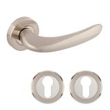 KLJUKA ZA VRATA APECS 0460 NI/SAT CILINDER