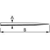 ŽIČNIK OKRASNI 0.9X30 V ZAVITKU JE 100 KOS