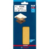 10-DELNI KOMPLET BRUSNIH PAPIRJEV Z 8 LUKNJAMI EXPERT C470 ZA EKSCENTRIČNE BRUSILNIKE, 93 X 186 MM, G 240