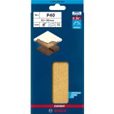 10-DELNI KOMPLET BRUSNIH PAPIRJEV Z 8 LUKNJAMI EXPERT C470 ZA EKSCENTRIČNE BRUSILNIKE, 93 X 186 MM, G 40