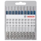 LIST VBODNE ŽAGE BOSCH 10-DELNI KOMPLET LISTOV T-STEBLO