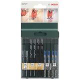 LIST VBODNE ŽAGE BOSCH 10-DELNI KOMPLET LISTOV ZA VBODNO ŽAGO U-STEBLO