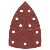 DELTA/VEČNAM BRUSNI LIST BOSCH 10-DELNI SET C430 RDEČ 102X62/93 MM K40 11LUKENJ