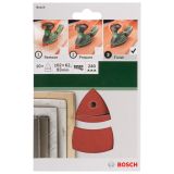 DELTA/VEČNAM BRUSNI LIST BOSCH 10-DELNI SET C430 RDEČ 102X62/93MM G240 11LUKENJ