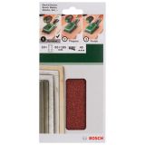 SAMOPRITDILNI BRUSNI LIST BOSCH 10-DELNI SET C430 RDEČ 93X185 MM K40 8 LUKENJ
