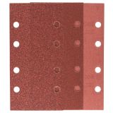 SAMOPRITDILNI BRUSNI LIST BOSCH 10-DELNI SET C430 RDEČ 93X185 MM K60/120/180